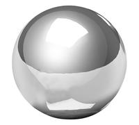 BESTonZON Globe terrestre en Acier Inoxydable : Boule Miroir argentée réfléchissante pour Jardin, terrasse, Piscine, extérieur, décoration de pelouse, Maison et Cour