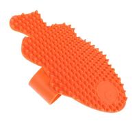 BESTonZON Grattoir Vertical pour Chat de Poisson Orange, Brosse de Toilettage Multifonctionnelle pour Chatons et Chats D’intérieur, Outil de Massage Nettoyage des Poils, Griffoir D’angle