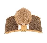 BESTonZON Griffoir pour Chat Moyen Modèle à Double Face de Roue Balle Interactive Résistante à L’Usure, D’intérieur pour Chatons, Fournitures pour Chat Domestique, Planche à Gratter
