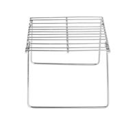 BESTonZON Grille de Barbecue Portable Pliable en Acier Inoxydable 304 Mini Compact 16X18X12 CM Accessoires Barbecue Extérieur pour Camping et Parc Ustensile Pratique et Solide