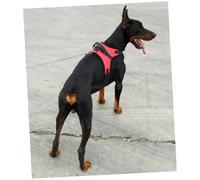 BESTonZON Harnais Chien Moyen et Large Oxford Résistant Style Selle Fermeture Rapide Contrôle Confortable Rouge