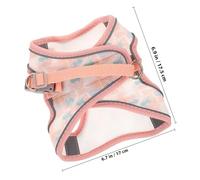 BESTonZON Harnais et Laisse pour Chien Petite Confortable et Respirant Harnais Ajustable pour Promenade Extérieur Kit Pratique pour Facile des Animaux de Compagnie