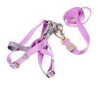 BESTonZON Harnais pour Chien Léger Anneaux d Doubles et Contrôle Facile | Polyester et Métal, Opération D’une Main, pour Promenades Urbaines et Randonnée, Réduit L’emmêlement