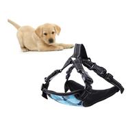 BESTonZON Harnais pour Chien Tissu Oxford Gilet avec Sangle De Poitrine Et Anneau d Maille Respirante pour Promenades Bleu Camouflage s