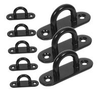 BESTonZON Heavy Duty Stainless Steel Pad Eye Plate Corrosion-Resistant U-Shaped Ceiling Hooks for Wall and Use Load Bearing Hardware for Hanging Swings Chairs and Shade Sails