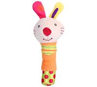 BESTonZON Hochet Garçon Fille Peluche Lapin Éducatif Interactif Suspendu Lit Super Doux et Sécurisé Développement Sensoriel pour Nourrissons