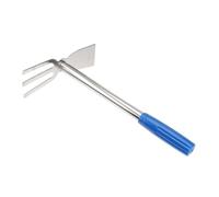 BESTonZON Houe de Jardin Inoxydable Outil de Désherbage Durable pour Plantes Jardinage Portable pour Préparation Sol Entretien de Jardin