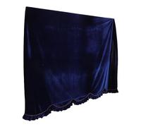 BESTonZON Housse de Protection pour Piano Droit en Velours Doré, Lavable et Réutilisable avec Design Macramé Décoratif pour Usage Professionnel et Pratique du Piano