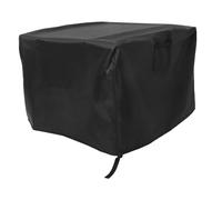 BESTonZON Housse Imperméable pour Table De Feu Au Propane en Toile Oxford Noire 210d 82x82x61 Cm pour Foyer Extérieur Protection Complète La Poussière Et Intempéries Terrasse Jardin