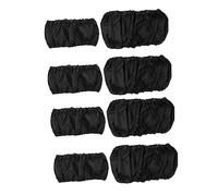 BESTonZON Housses de Protection en Tissu Oxford 8 Pièces pour Roues de Poussette Noir Résistantes à L'usure et Portables, pour Garder la Maison Propre