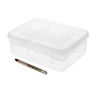 BESTonZON Incubateur à 16 Compartiments pour Œufs De Reptiles en Plastique Transparent, Léger Et Portable, Boîte D'écloserie pour Serpents, Lézards, Tortues - Fournitures pour Animaux De Compagnie