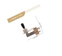 BESTonZON Interrupteur Positions pour Guitare Électrique Fer Commutateur à Bascule Forme Accessoire Professionnel et Polyvalent pour Guitares Électriques