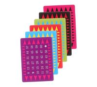 BESTonZON Jeu de Cartes de Test Télépathique Numérique pour Magie et Mentalisme, 5 Sets de 6 Cartes en Papier, Accessoire Interactif pour Spectacles et Animations Ludiques