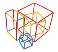 BESTonZON Jeu de Construction Géométrique pour Garçon Fille de Modèles Outils Pédagogiques Interactifs pour Développer Les Compétences Mathématiques et Apprentissage Systématique