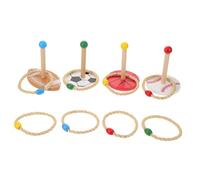 BESTonZON Jeu de Lancer Danneaux Corde Aux Intempéries Extérieur pour Garçon Fille et Adultes Développement Sensoriel et Motricité pour Jardin Pelouse et Activités Plein Air
