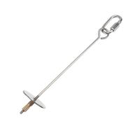 BESTonZON Jouet Fourchette à Fruits en Acier Inoxydable Suspendu Jouet pour Perroquet Grand Format Matériau Sécuritaire pour Oiseaux Stimulation pour Perruches Et Calopsittes