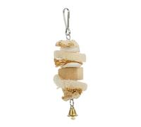 BESTonZON Jouet pour Oiseau De Compagnie Os De Seiche Accessoire De Cage Suspendu pour Perroquet Mâcher Jouet pour Oiseau