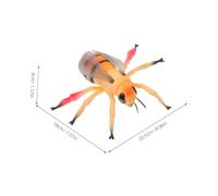 BESTonZON Jouets D'abeilles Simulés Abeille pour Les Enfants Figurine De d'abeille Modèle Insecte Abeilles Réalistes Insecte Caoutchouc Souple
