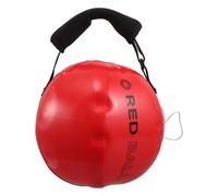 BESTonZON Kettlebell Ajustable et Remplissable, Lesté D'eau, avec Poignée, Pvc et Tissu, Rouge, pour Entraînement de Boxe et Hiit, Athlètes, 11,8x11,8 Pouces