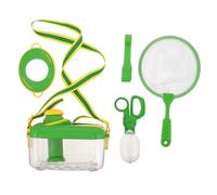 BESTonZON Kit Attrape-Insectes Garçon Fille avec Boîte Insectes Aérée Loupe Pince pour Exploration Extérieure Camping et Jardin