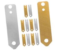 BESTonZON Kit De 12 Bandes D’anodes En Cuivre Et Zinc Pour Expériences Scientifiques, Galvanoplastie Et Piles De Fruits, Fournitures Éducatives, Électrodes Pour Projets Pédagogiques