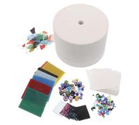 BESTonZON Kit de Four à Micro-Ondes pour Fusion du Verre 6 Pièces Accessoires Résistants à la Chaleur pour Poterie et Céramique Mini-Four de Table Compact pour Usage Domestique et