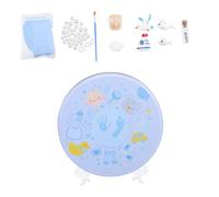 BESTonZON Kit de Moulage D'empreintes de Bébé Léger et Sûr Argile pour Stockage et Transport, pour Souvenir de Naissance et Présent Bapteme Fille