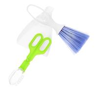 BESTonZON Kit de Nettoyage pour Petits Animaux Mini Balai et Pelle en Plastique, Compact 3 Pièces, pour Cage de Hamster, Reptiles et Rongeurs, Utilisation Domestique et Vétérinaire