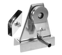 BESTonZON Kit De Poulie De Levage pour Mât De Drapeau Acier Inoxydable avec Manivelle Système De Poulie Lourde pour Mat Drapeau Extérieur De Réparation pour Lever La Corde