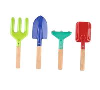 BESTonZON Kit Jardinage Garçon Fille avec Pelle Râteau et Truelle Outils de Jardinage Adaptés Aux Garçon Fille Poignée Ergonomique Facile et Sécurisé Couleur Aléatoire Couleur Aléatoire