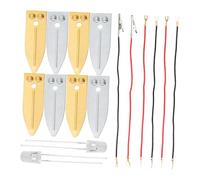 BESTonZON Kit Scientifique Batterie Fruits Éducatif Expérience Fruit Batterie avec Plaques Zinc Cuivre Matériel DIY Physique pour Garçon Fille Projet Scolaire Éducatif