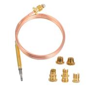 BESTonZON Kit Thermocouple Gaz avec Capteur Température Précis et Écrous Adaptés Remplacement pour Chaudières Cheminées et Chauffages Extérieurs