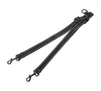 BESTonZON Laisse Double pour Chien Nylon Corde de Traction Résistante à Usure Laisse Portable pour Promenade et Entraînement de Deux Chiens pour Activités Extérieures
