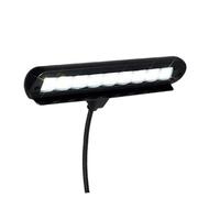 BESTonZON Lampe de Lecture à Pince pour Pupitre de Musique avec 9 Led, Protection Oculaire, Fil Électrique Eu, Éclairage Flexible pour Piano et Partitions, Usage Professionnel et Portable