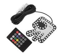 BESTonZON Lampe LED de pour Voiture USB Multifonction Lampe Doigt Lumineuse de Sécurité Collision Avertisseur Routier à LED