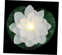 BESTonZON Lampe Solaire Lotus Étanche LED Flottante pour Piscine et Jardin Décoration Extérieure à Fleurs Réalistes Éclairage Décoratif pour Terrasse et Bassin