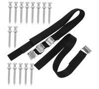 BESTonZON Lanières Réglables pour Chaussures Aérateurs de Pelouse avec Clous Métalliques Résistants Accessoires de Jardinage pour Ameublir Sol pour et Bricolage
