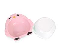 BESTonZON Lavabo Pour Bébé -né En Plastique Rose, Bassin Dessin Animé Pingouin, Bac Multiusage Pour Bain Et Lavage, Produit Sûr Et Épais, Goûter Et Soins Bébé,