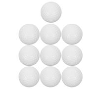 BESTonZON Lot de 10 balles de Golf en Mousse : balles d'entraînement Souples de 60 mm, Sensation réaliste et vol limité, pour l'intérieur et l'extérieur.