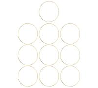 BESTonZON Lot de 10 Bracelets Joncs en Métal Doré pour Femmes Multi-Couches Design Irrégulier Légers et Hypoallergéniques Bijoux pour Usage Quotidien et Occasions Spéciales