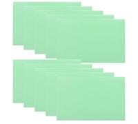 BESTonZON Lot de 10 Chiffons de Nettoyage pour Bijoux en Argenté 7X11 CM Double Couche Microfibre Douce Grand Chiffon de Polissage Réutilisable pour Entretien et Protection des Bijoux