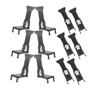 BESTonZON Lot de 10 Clips de Tiroir-Caisse en Plastique Noir Pinces de Fixation Universelles pour Billets Accessoires pour Caisse Enregistreuse Adaptés aux Commerces