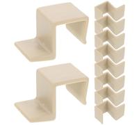 BESTonZON Lot de 10 Crochets de Fixation en Plastique pour Supports de Lit Bébé Accessoires pour Cadre de Lit Supports Renforcés Compatibles Multiples Modèles Fixation Stable et Sécurisée