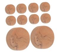 BESTonZON Lot De 10 De Sourdine Pour Saxophone - En Liège - Pour La Réduction Du Bruit Du Trou Sonore - Compatible Avec Les Marques De Saxophones - De Rechange De 10 Mm De Diamètre