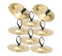 BESTonZON Lot de 10 Mini Cymbales à Doigts en Cuivre pour Instruments de Danse Et Percussion