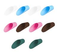 BESTonZON Lot de 10 Mini Pelles à Godet en Polypropylène Robuste, Taille Compacte, Couleur Transparente, Outil de Plantation pour Succulentes et Jardinage en Pot, Accessoires Pratiques