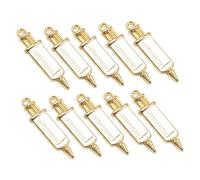 BESTonZON Lot de 10 Pendentifs en Alliage Colorés de Breloques DIY pour Collier Bracelet et Porte-Clés Accessoires Créatifs pour Fabrication de Bijoux et Décoration Personnalisée