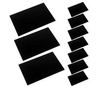 BESTonZON Lot de 10 Plaques Nominatives en Aluminium Vierge 150x100mm 0,5mm Épaisseur, Étiquettes Métalliques Résistantes la Corrosion pour Gravure Laser, Personnalisables pour Bureaux