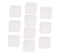BESTonZON Lot de 10 Serviettes en Coton Double Épaisseur Rouges, Taille Petite, Ultra-absorbantes Séchage Rapide, Mouchoirs pour Bébé -né, Serviettes de Visage Salive, Soins Quotidiens Bain
