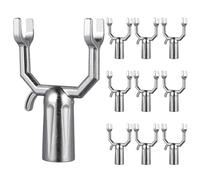 BESTonZON Lot de 10 Supports de Branches d'arbres en métal, Dispositif de Support de béquille, kit de redressement incliné, écarteurs de Branches, piquets de Jardin pour Arbres fruitiers,